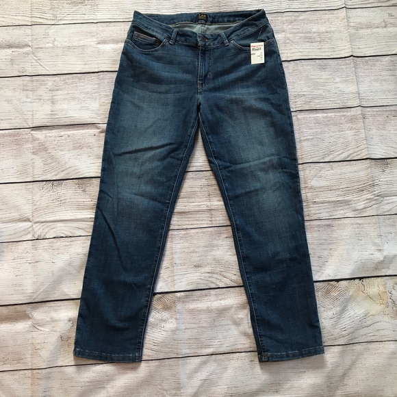 Women’s Lee Modern Series Straight Leg Jeans-sz 12 - Picture 5 of 10